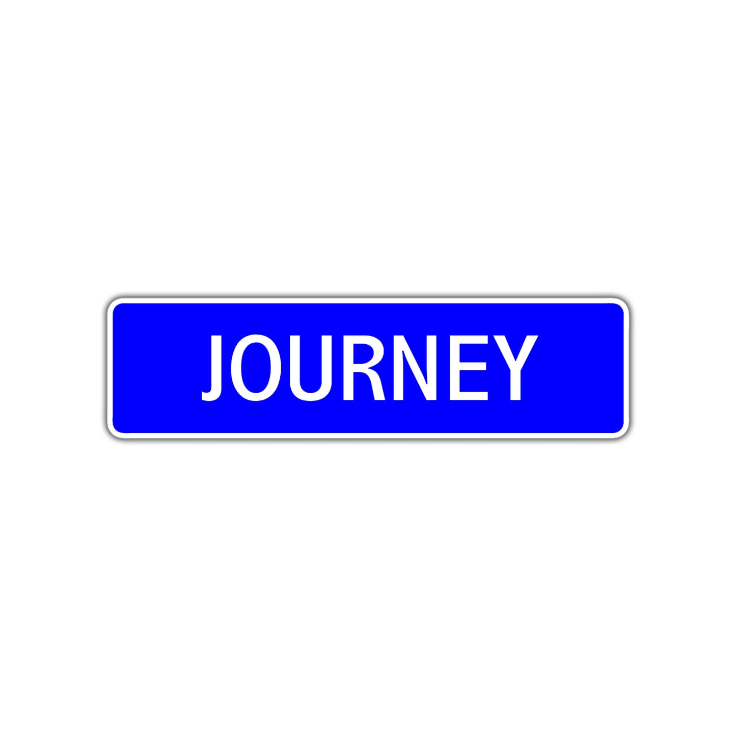 Journey Street Sign Children Name Room Plate