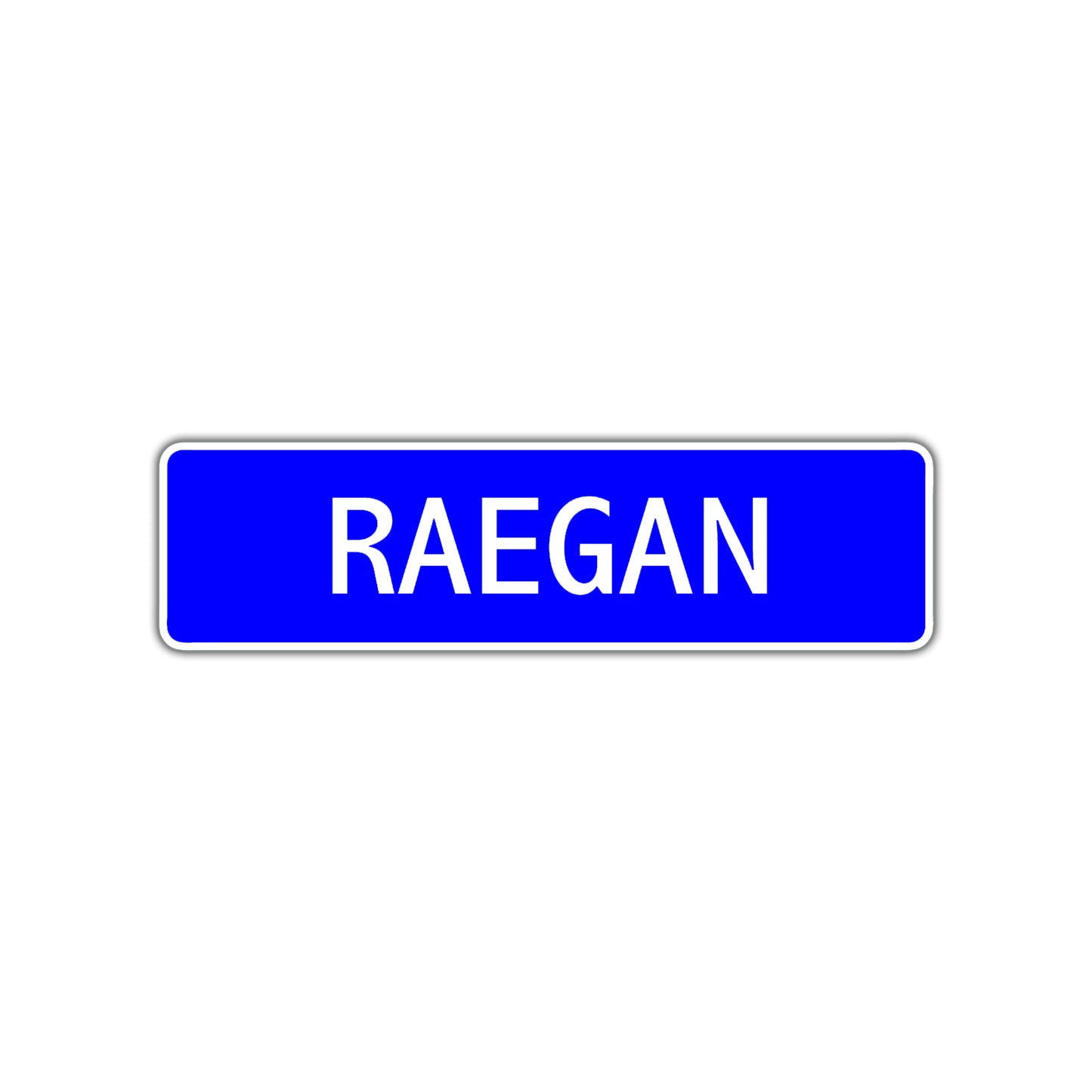 Regan Street Sign Children Name Room Plate