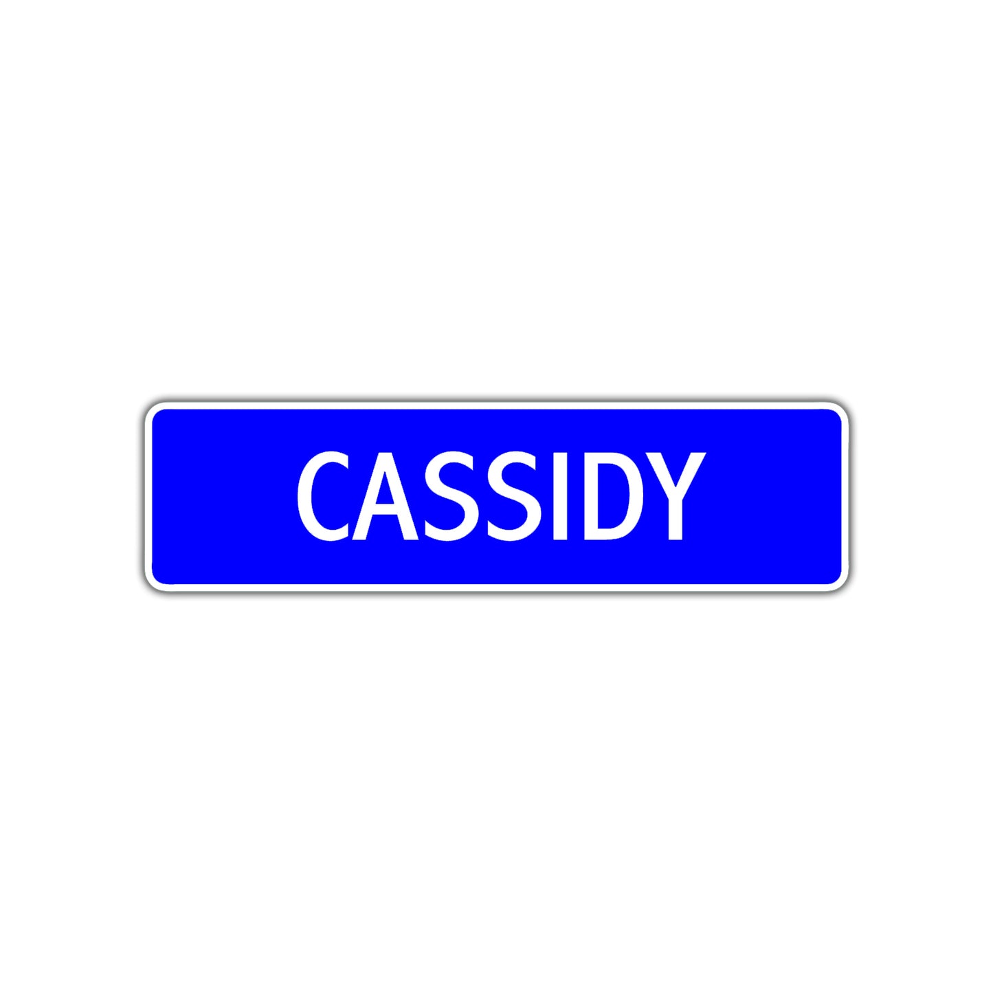 Cassidy Street Sign Children Name Room Plate