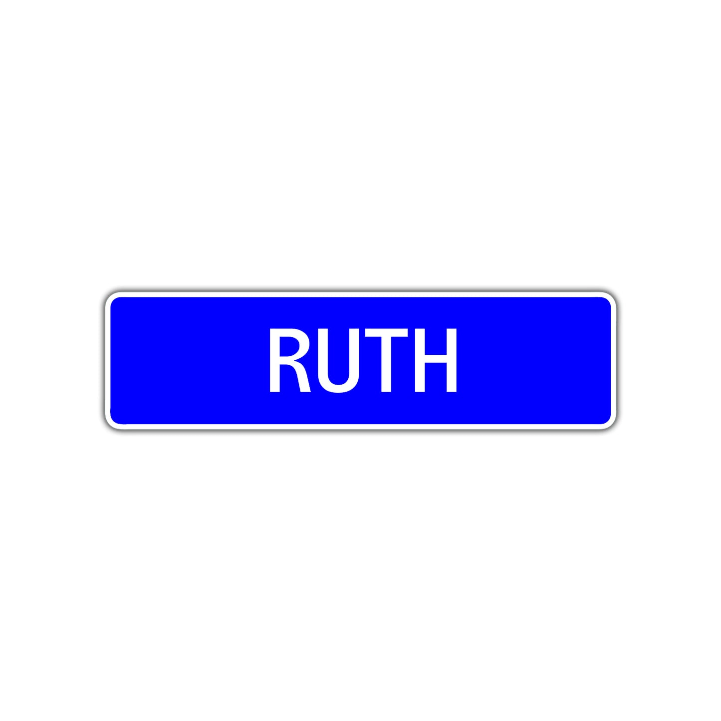 Ruth Street Sign Children Name Room Plate