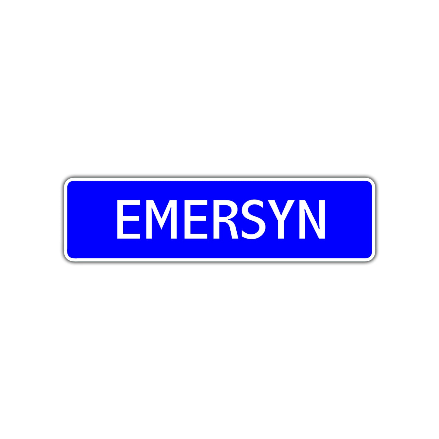 Emersyn Street Sign Children Name Room Plate