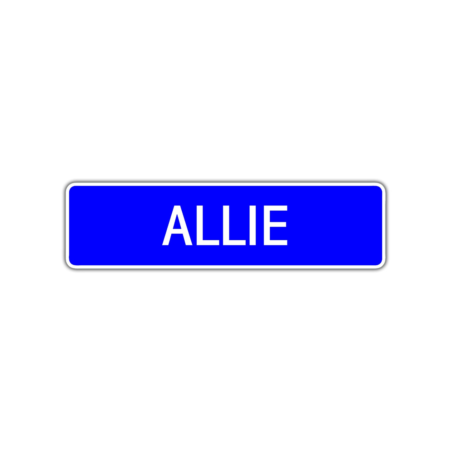 Allie Street Sign Children Name Room Plate
