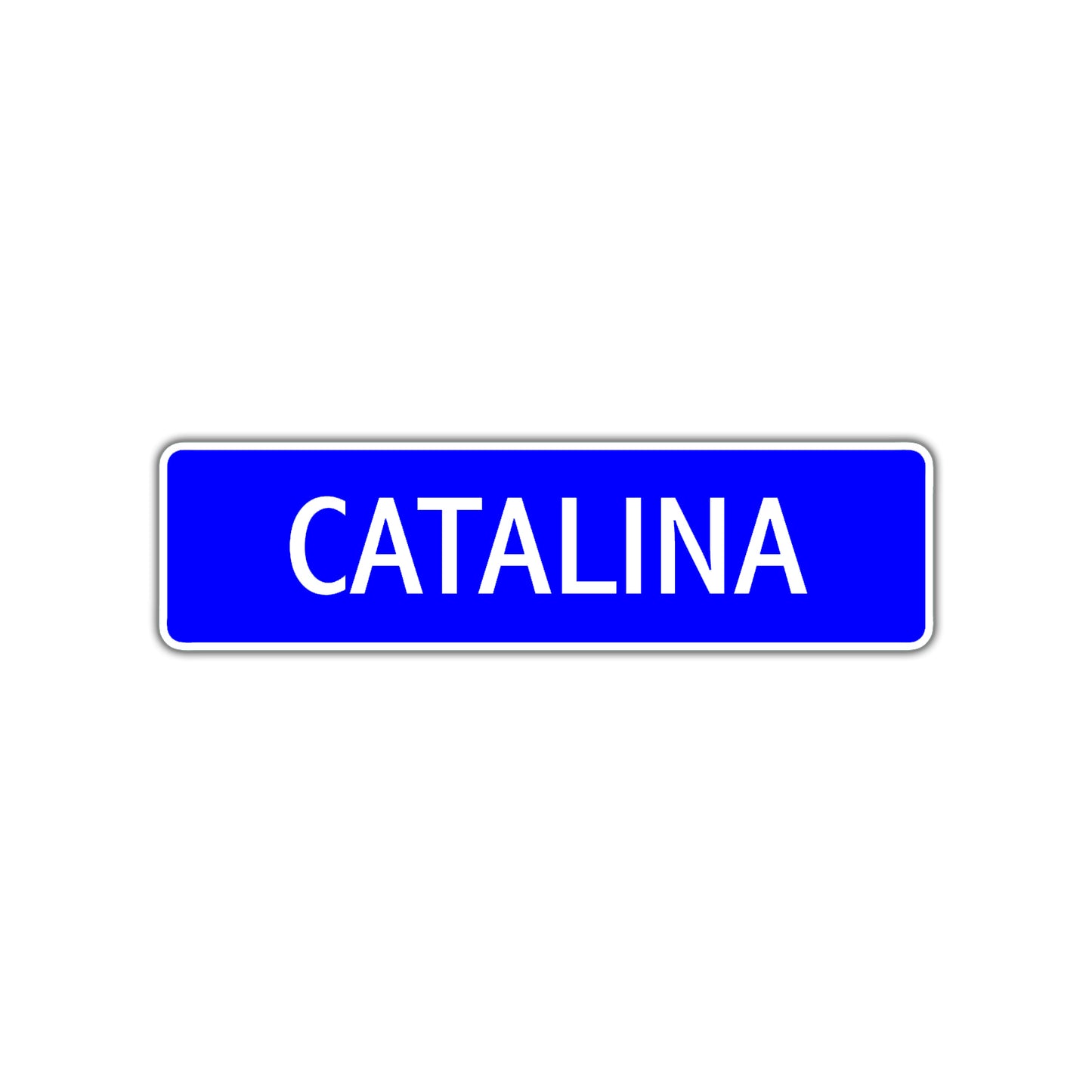 Catalina Street Sign Children Name Room Plate