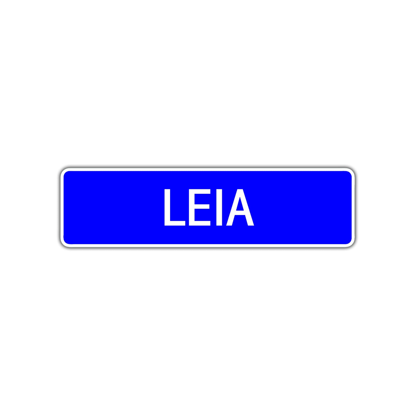 Leia Street Sign Children Name Room Plate