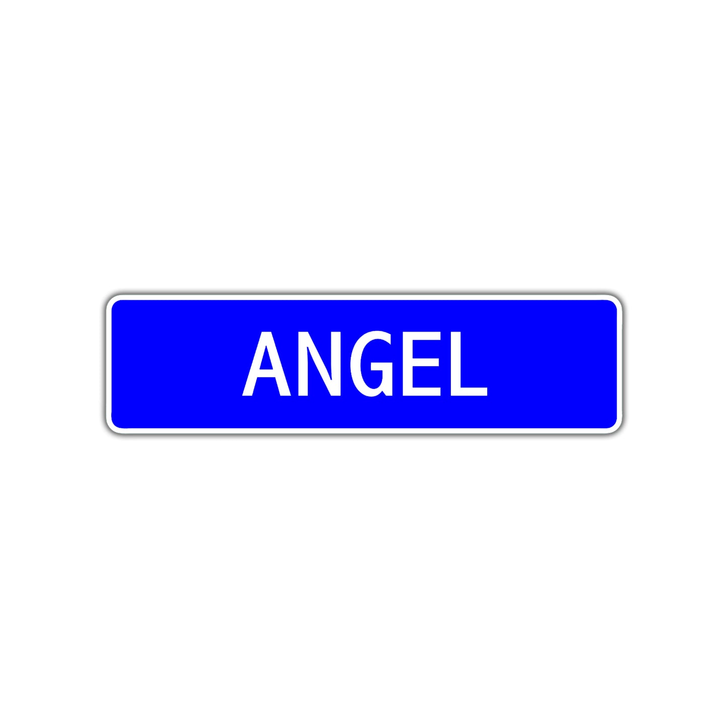Angel Street Sign Children Name Room Plate