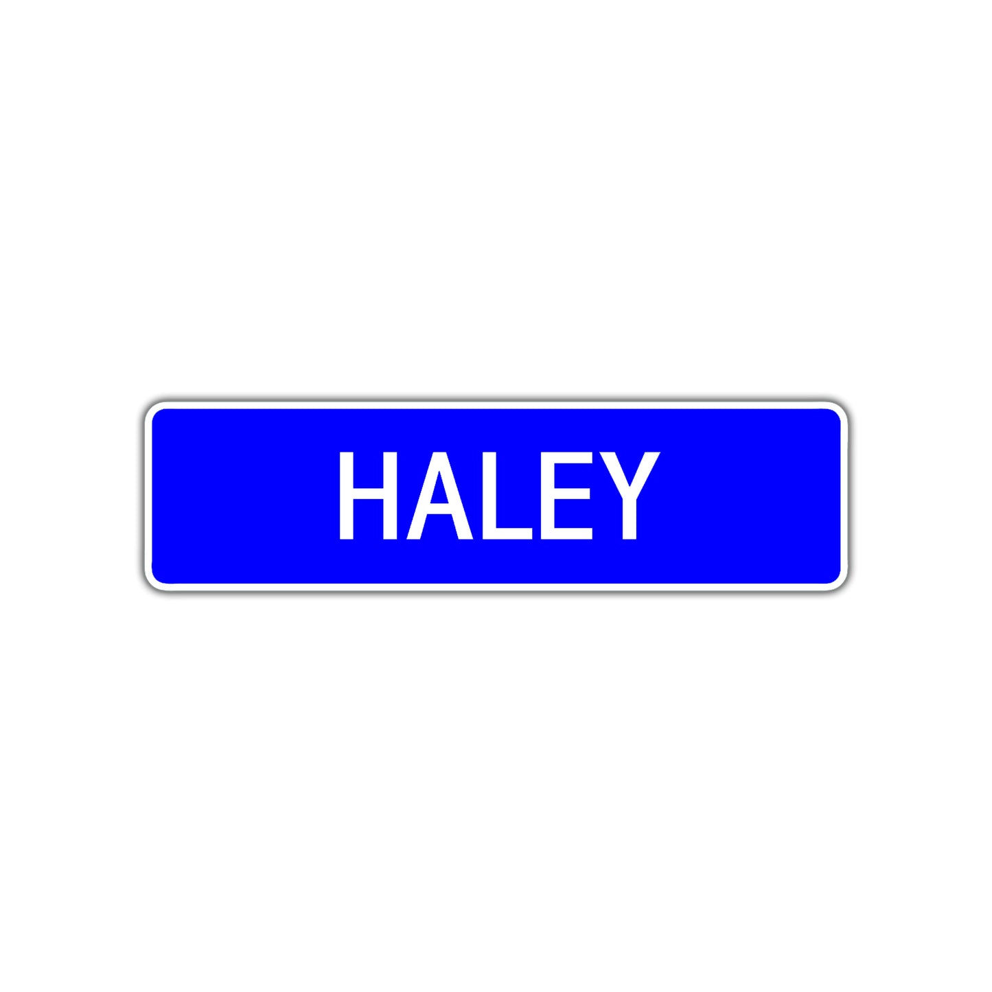 Haley Street Sign Children Name Room Plate