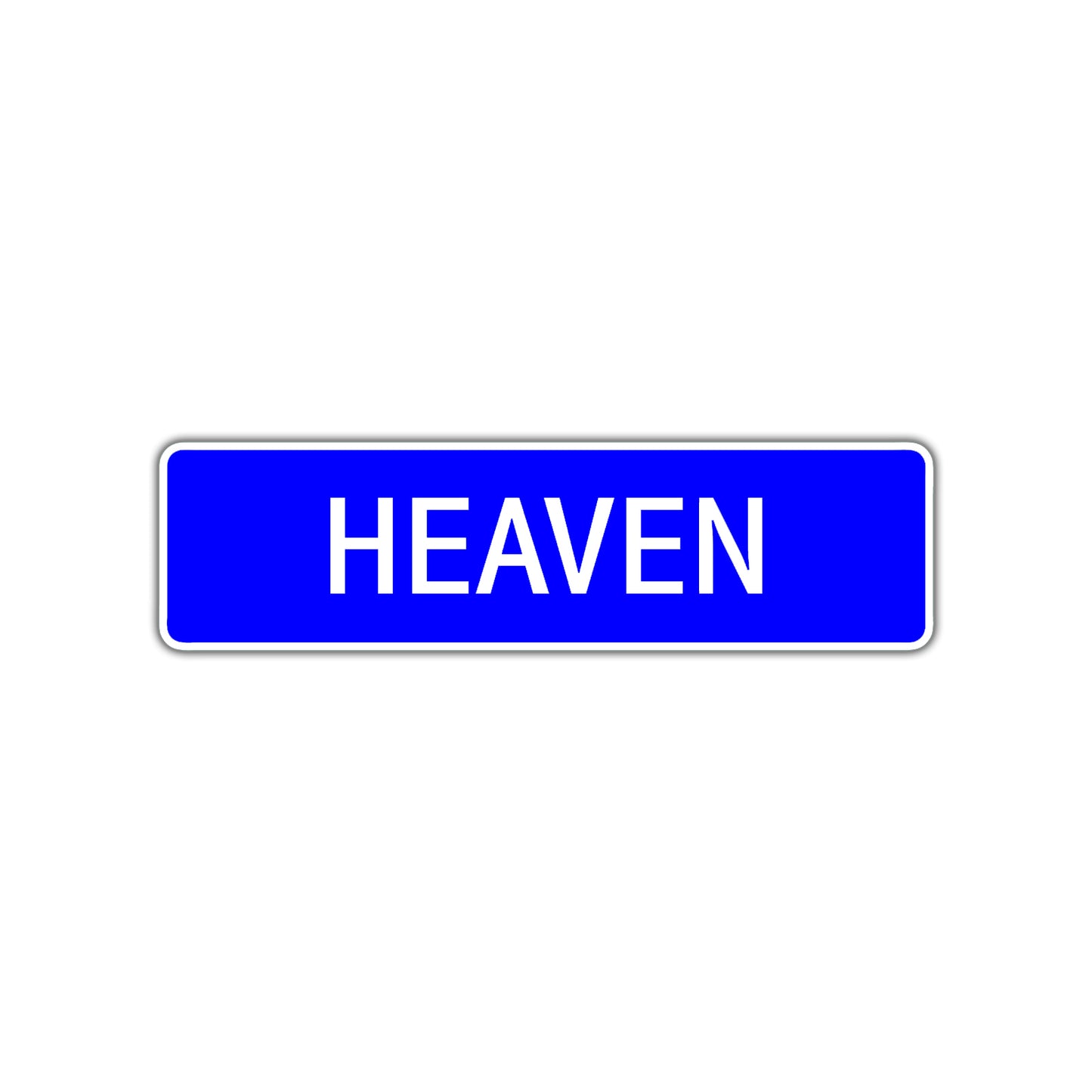 Heaven Street Sign Children Name Room Plate