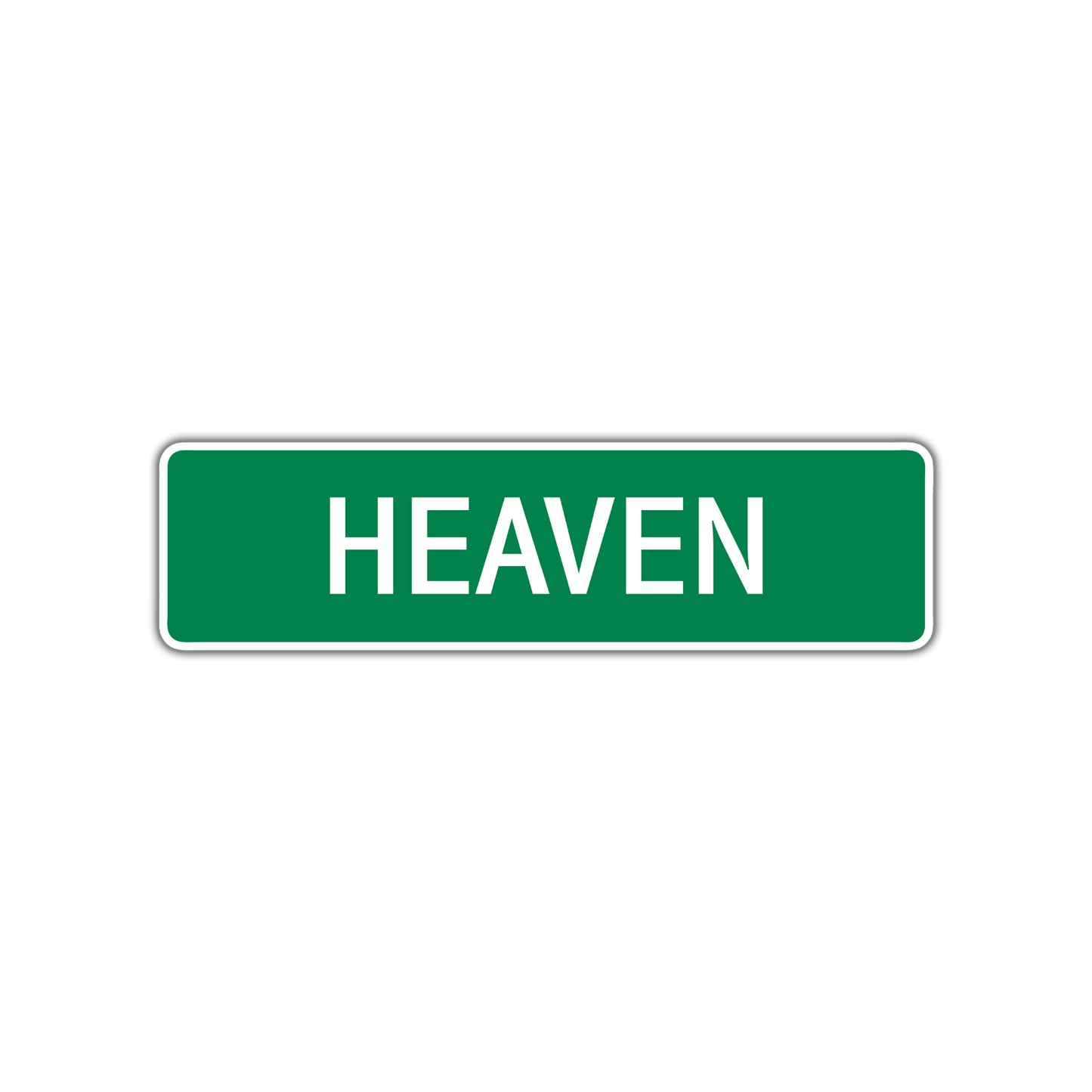 Heaven Street Sign Children Name Room Plate