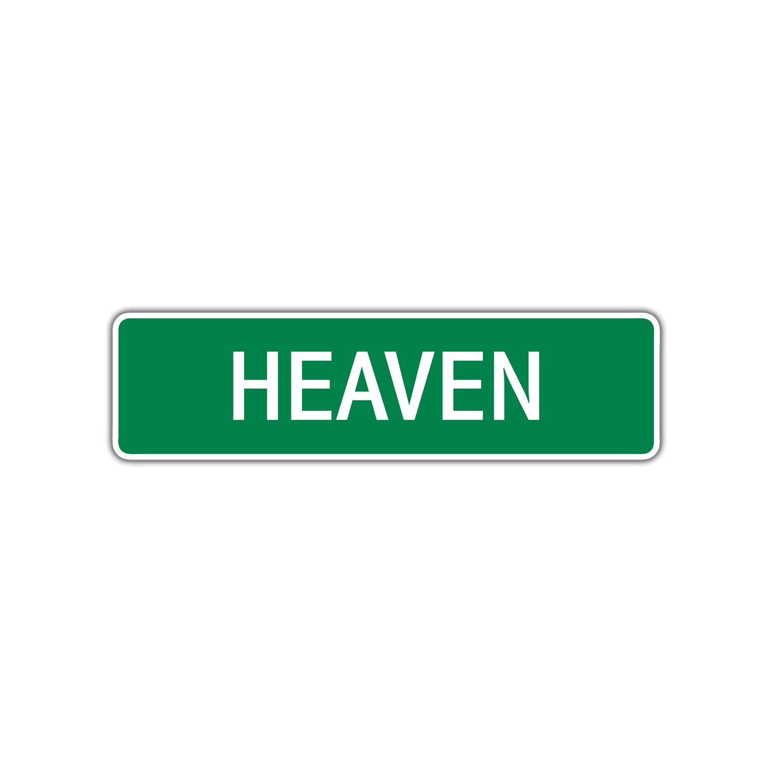 Heaven Street Sign Children Name Room Plate