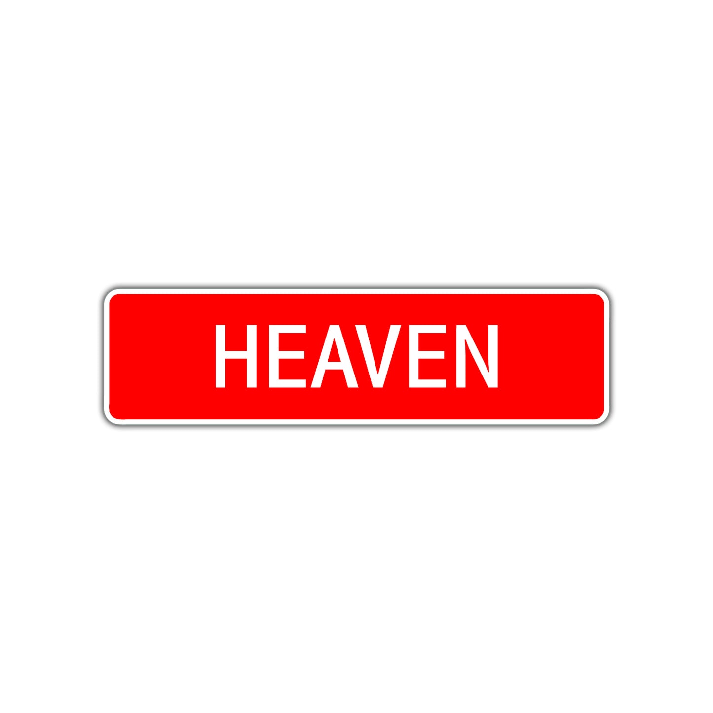Heaven Street Sign Children Name Room Plate