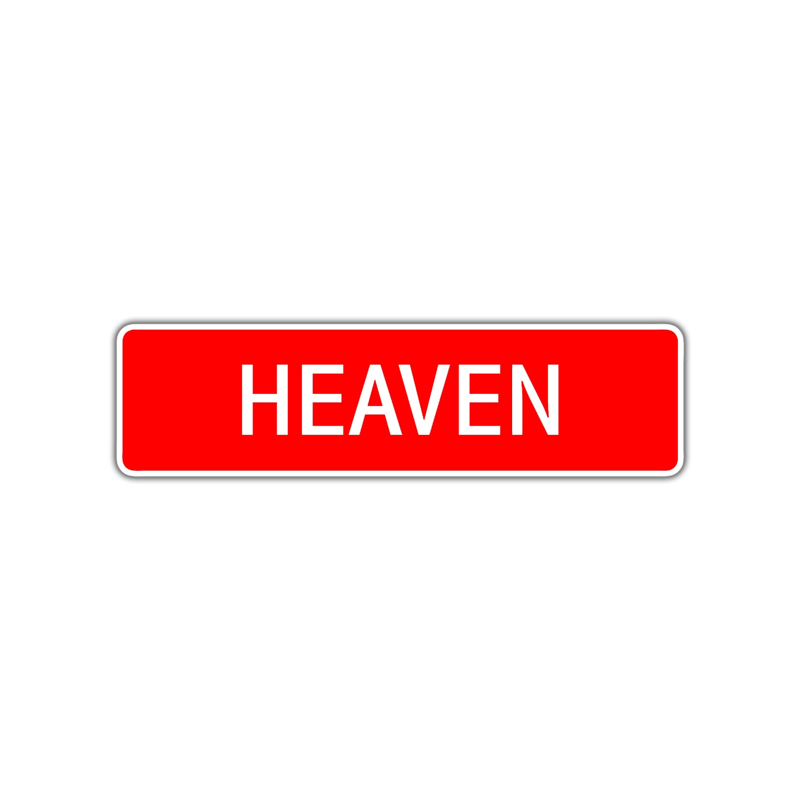 Heaven Street Sign Children Name Room Plate
