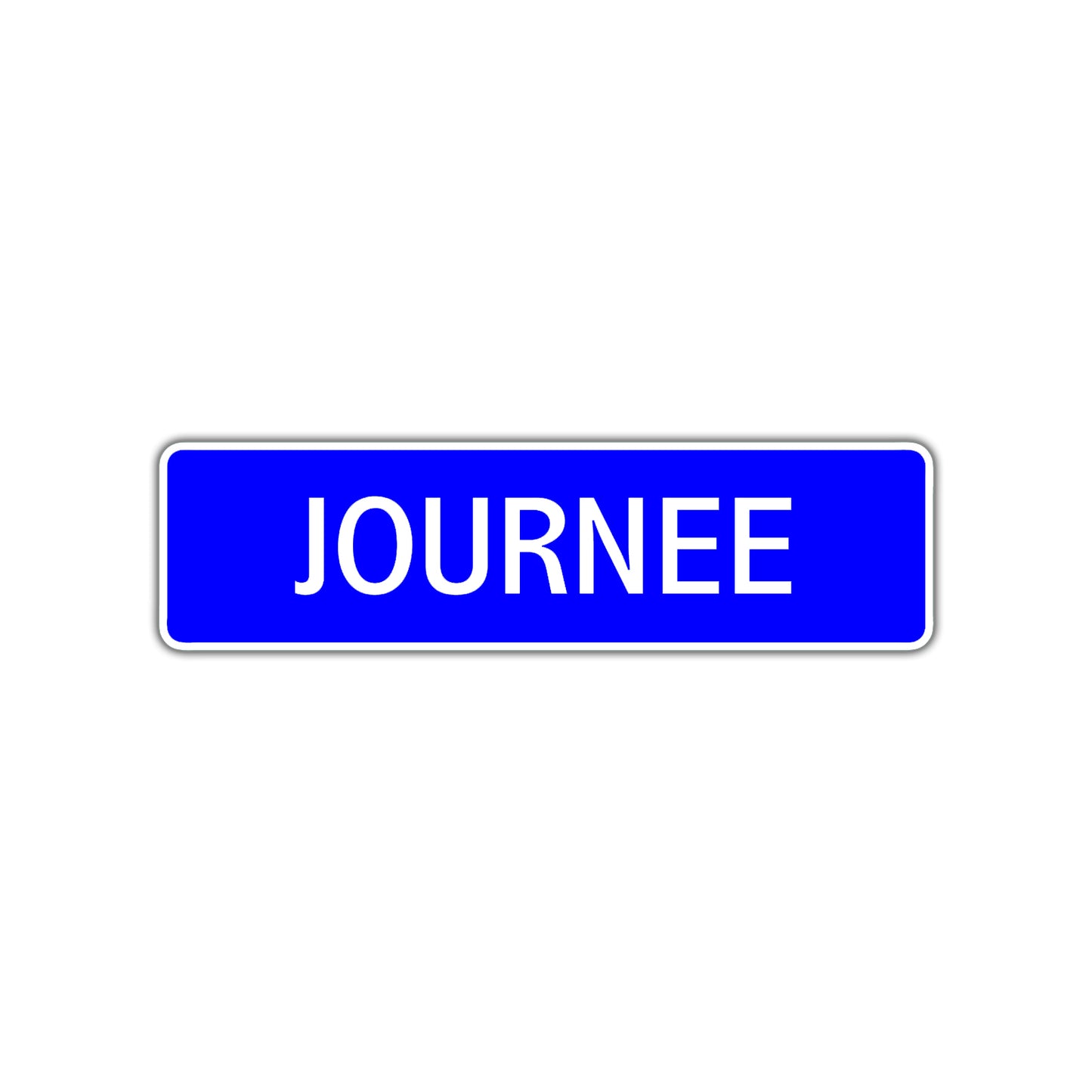 Journee Street Sign Children Name Room Plate