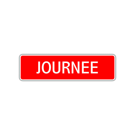 Journee Street Sign Children Name Room Plate