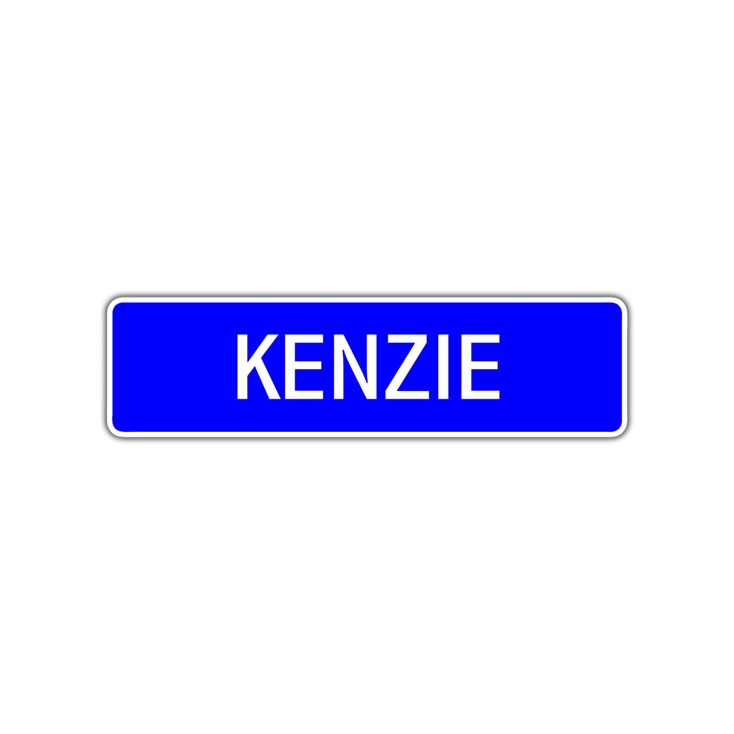 Kenzie Street Sign Children Name Room Plate