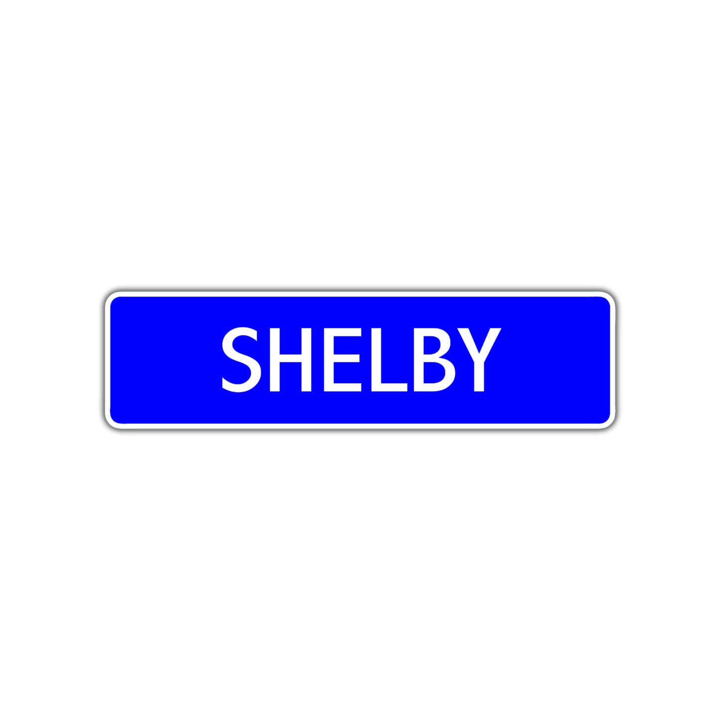 Shelby Street Sign Children Name Room Plate