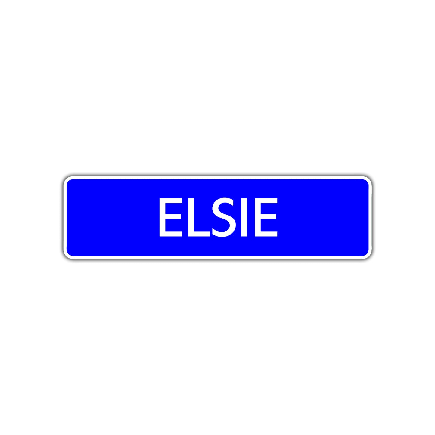 Elsie Street Sign Children Name Room Plate
