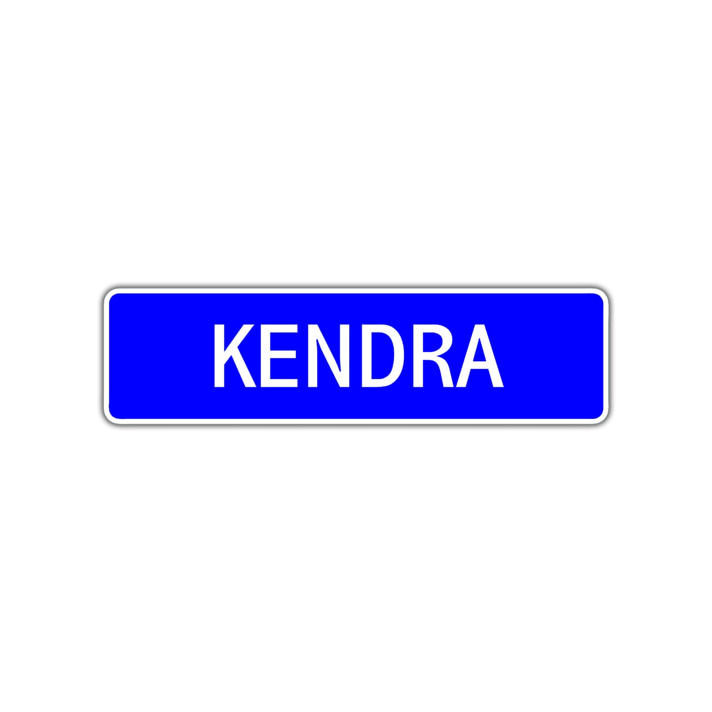 Kendra Street Sign Children Name Room Plate