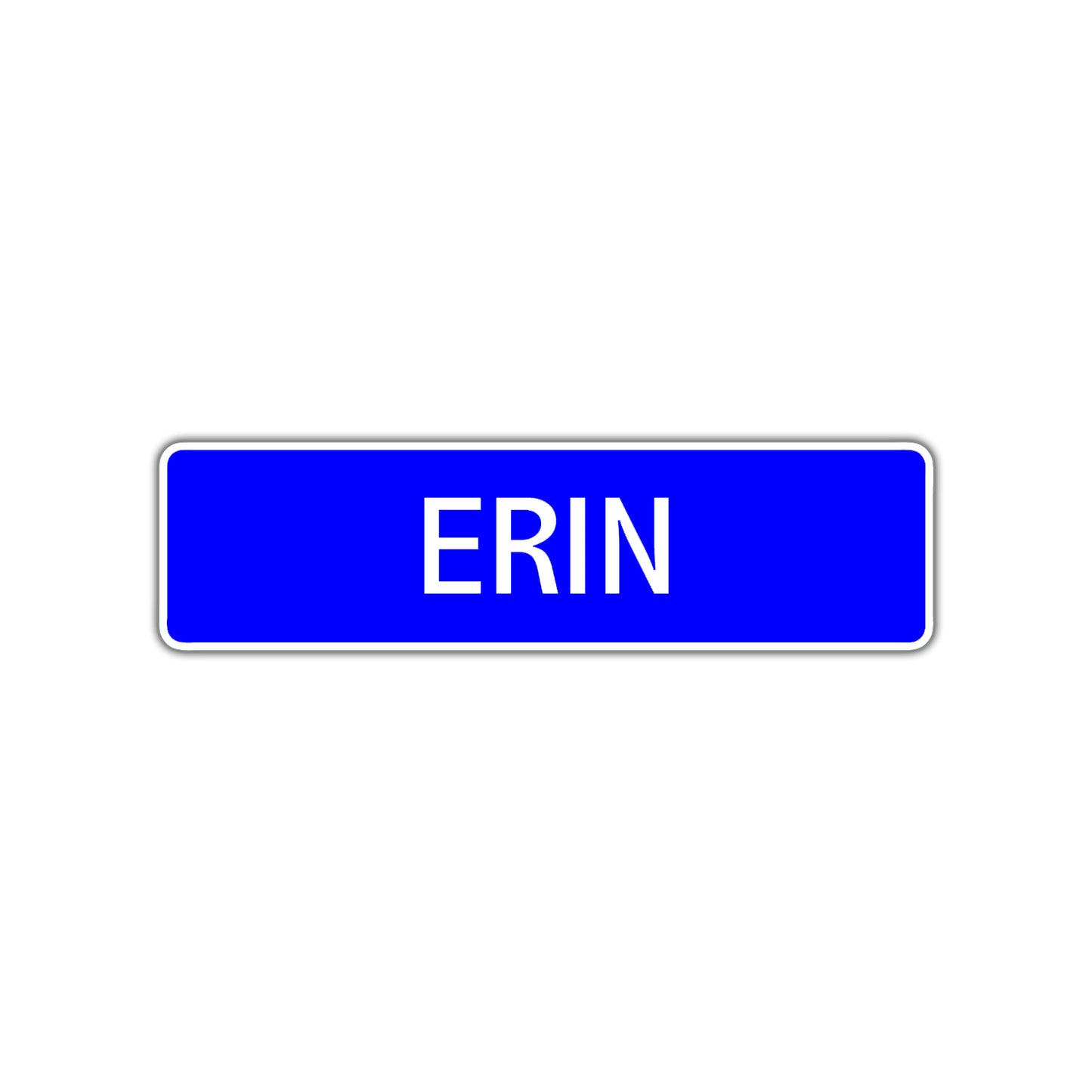 Erin Street Sign Children Name Room Plate