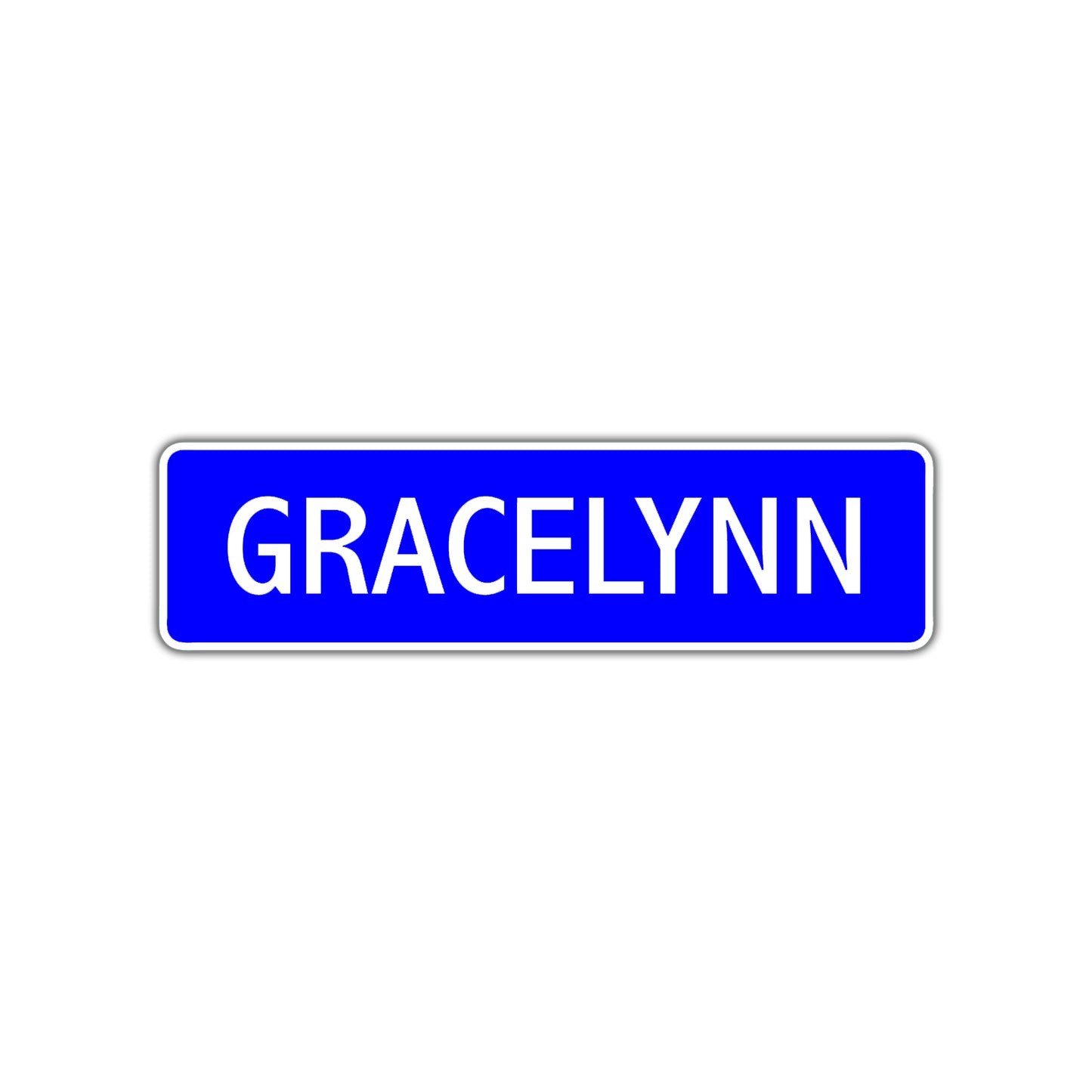 Gracelynn Street Sign Children Name Room Plate