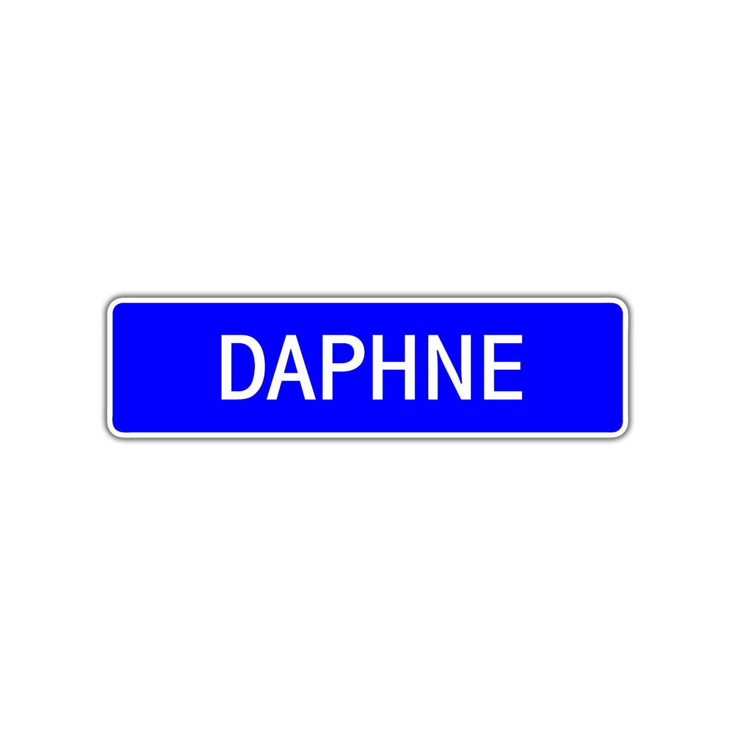 Daphne Street Metal Sign Plate