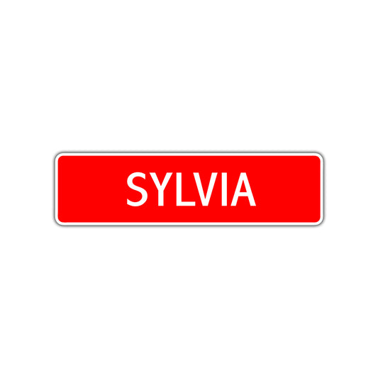 Sylvia Street Sign