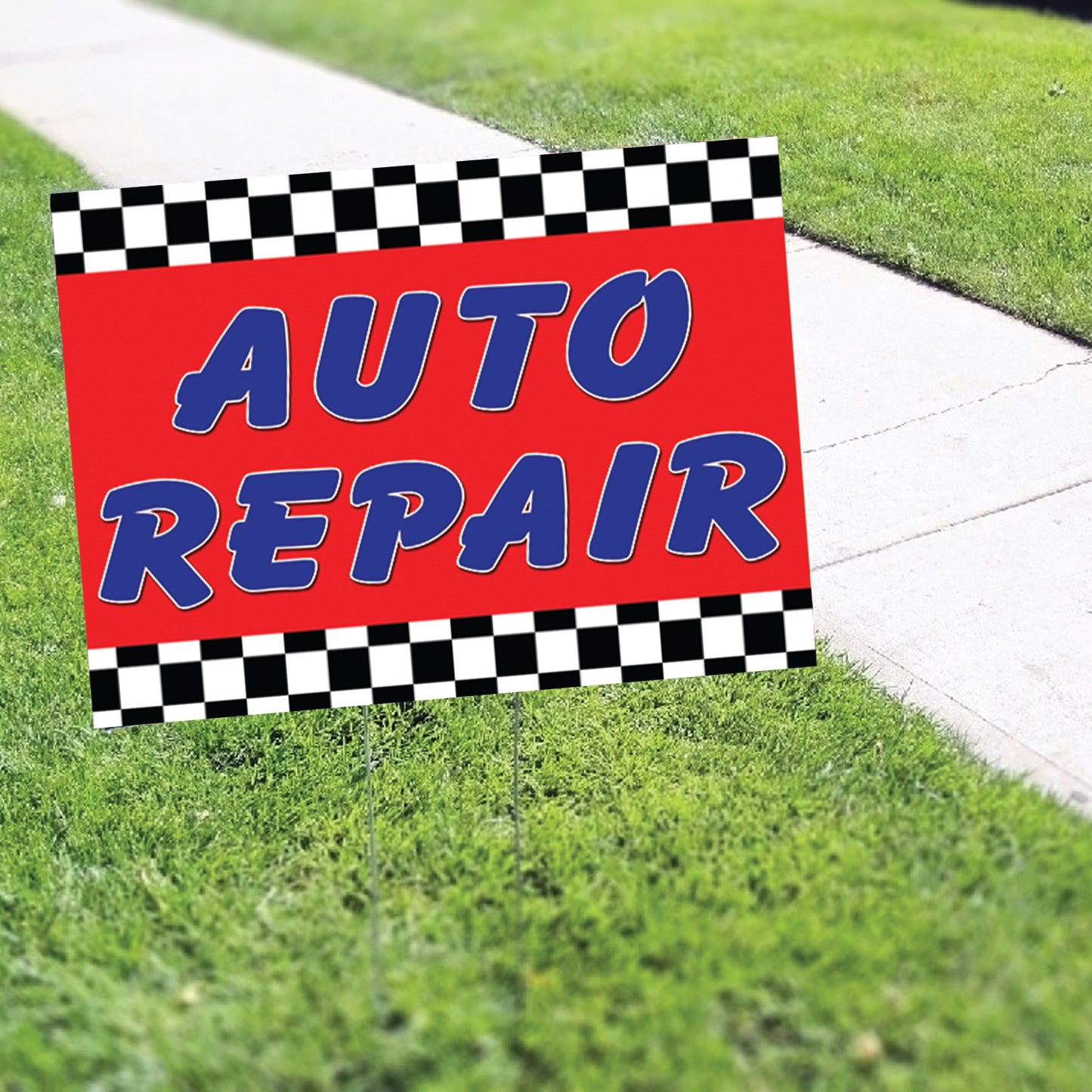 Auto Repair Coroplast Yard Sign