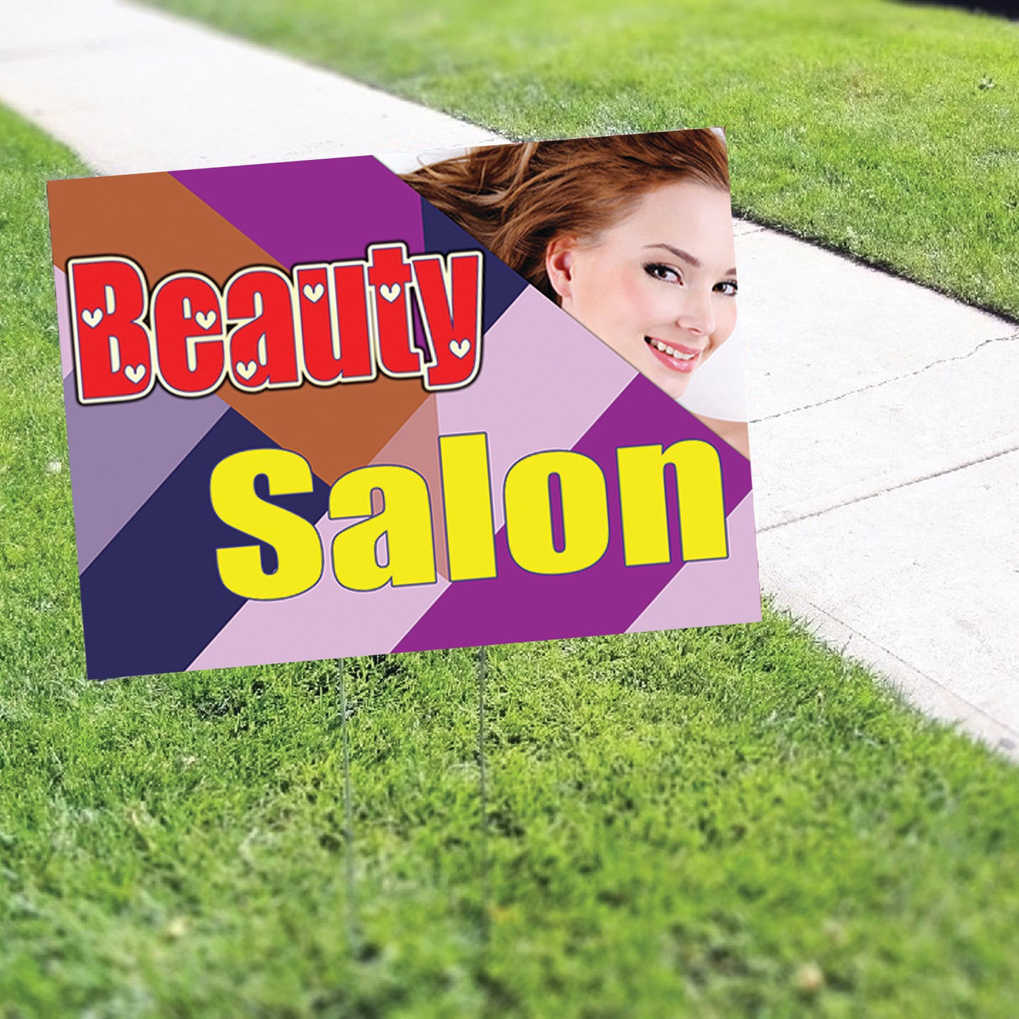 Beauty Salon Coroplast Yard Sign
