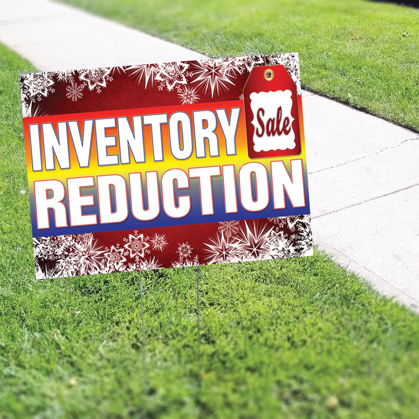 Inventory Reduction Sale Coroplast Yard Sign
