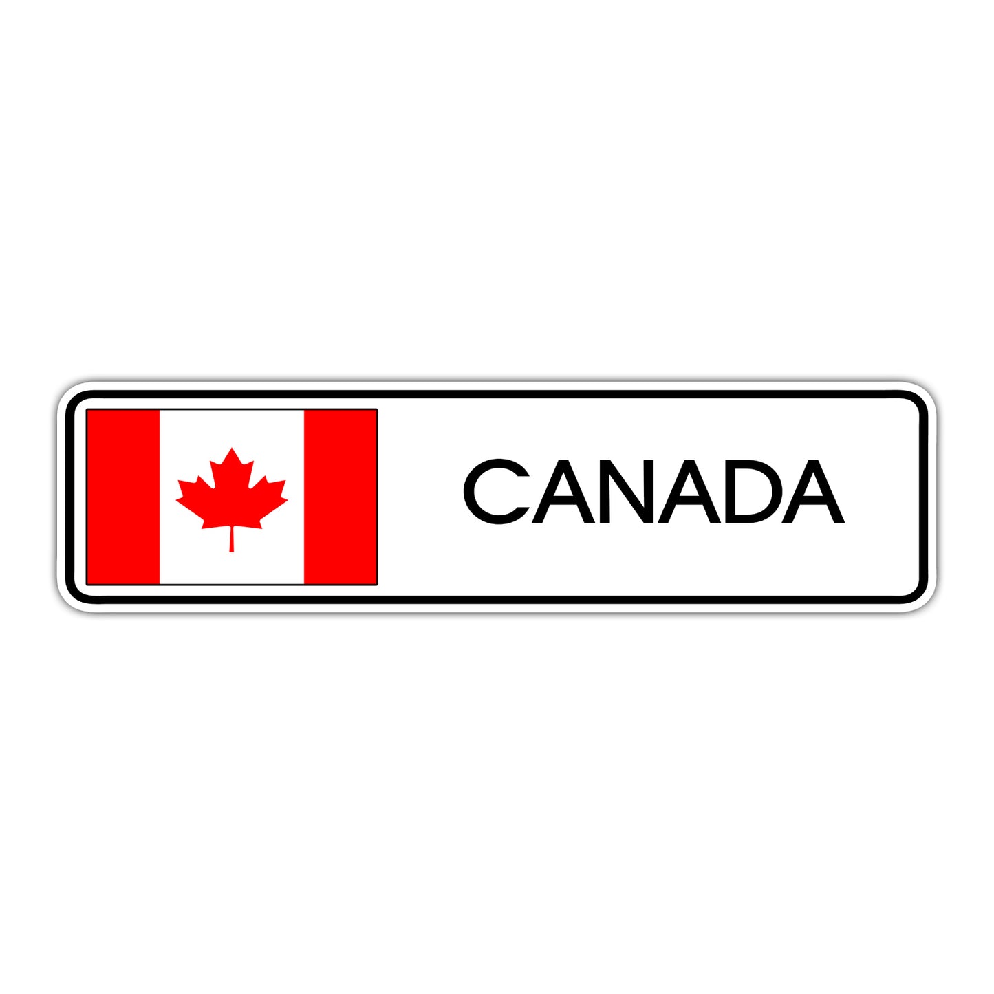 Canada Country Flag Aluminum Metal Sign
