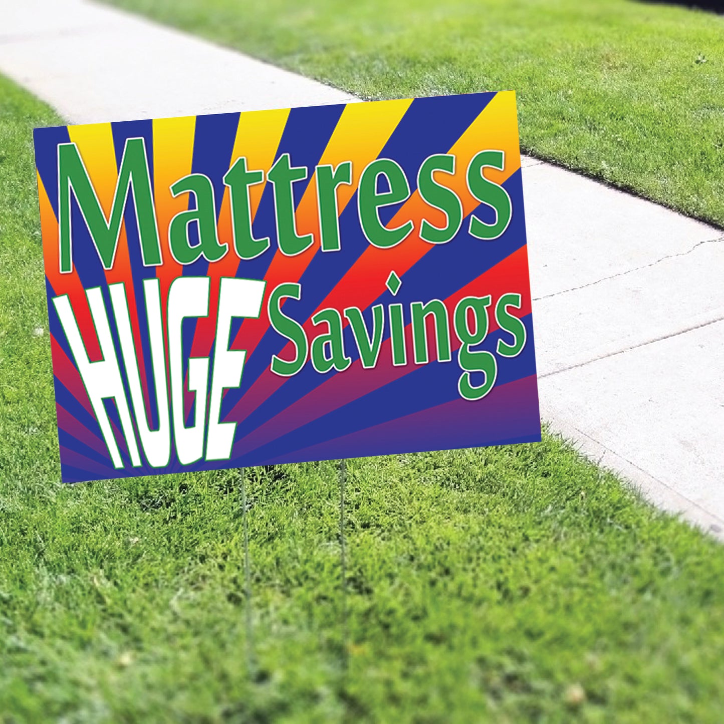 Huge Mattress Saving Coroplast Yard Sign