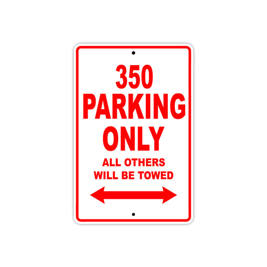 350 Motorcycle Bike Parking Only All Others Will Be Towed Sign