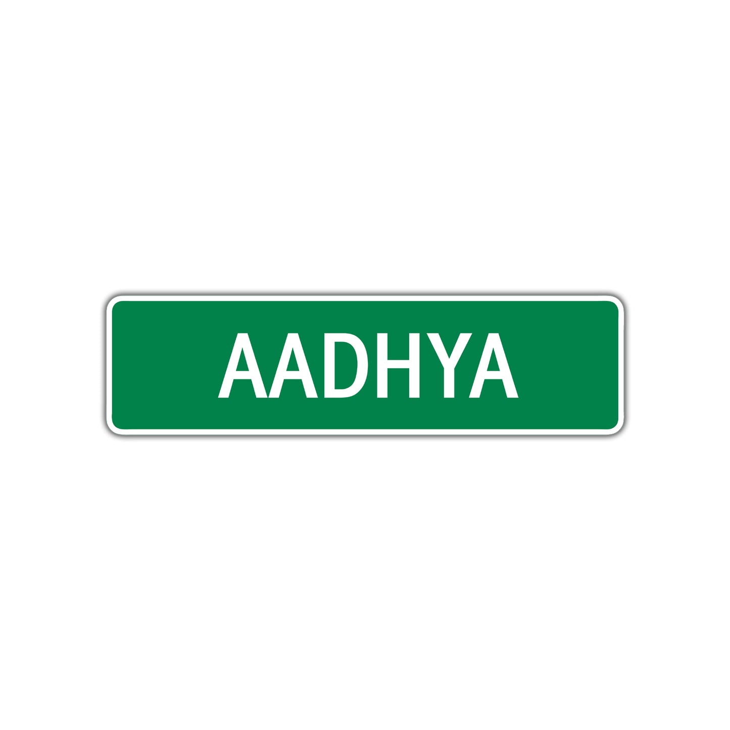 Aadhya Street Sign