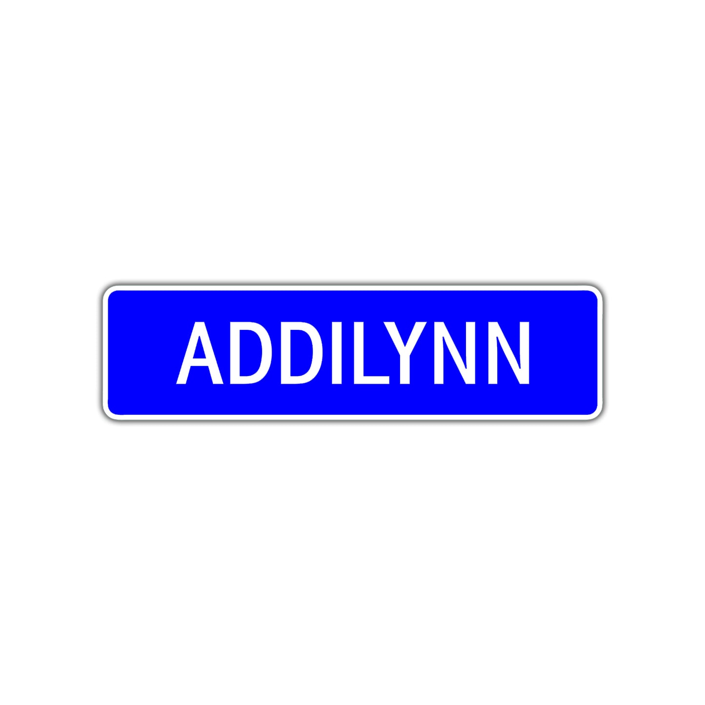 Addilynn Street Metal Sign Plate