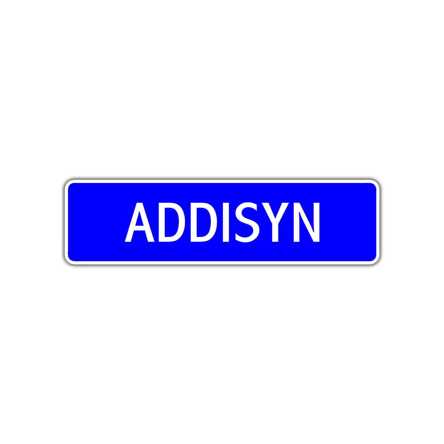 Addisyn Street Metal Sign Plate