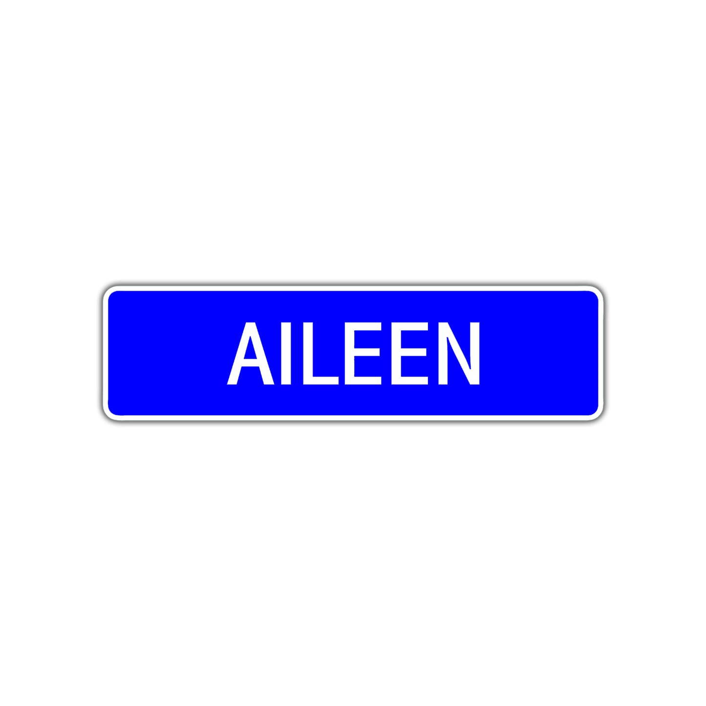 Aileen Street Metal Sign Plate