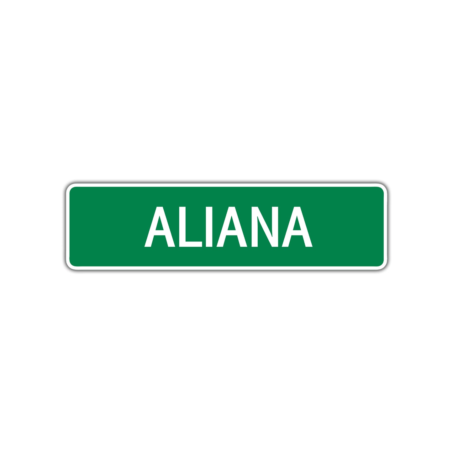 Aliana Street Sign