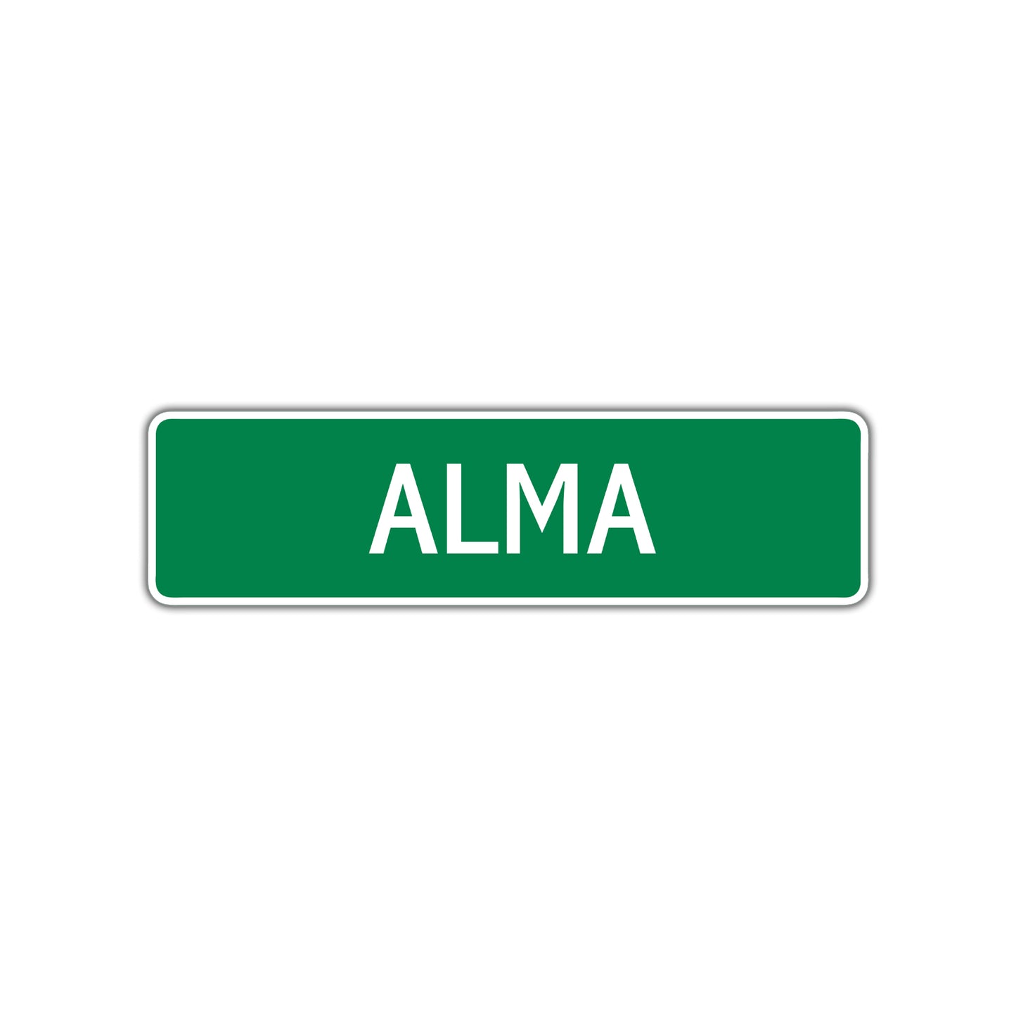 Alma Street Sign