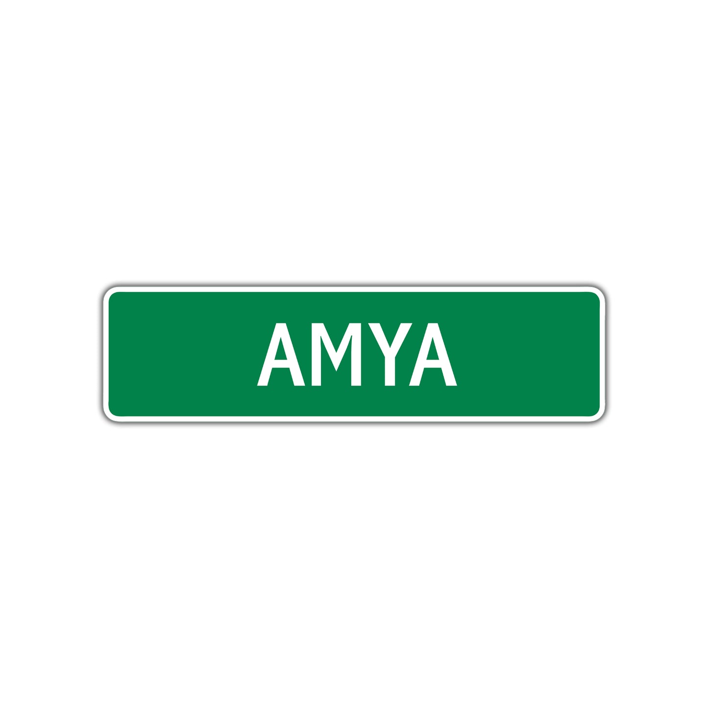 Amya Street Sign