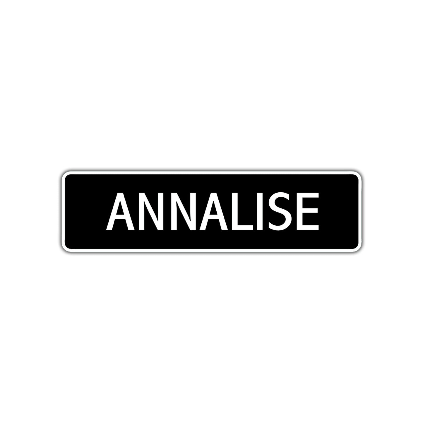 Annalise Street Metal Sign