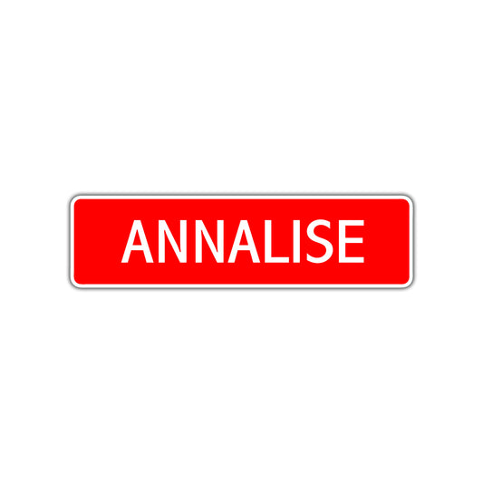 Annalise Street Sign