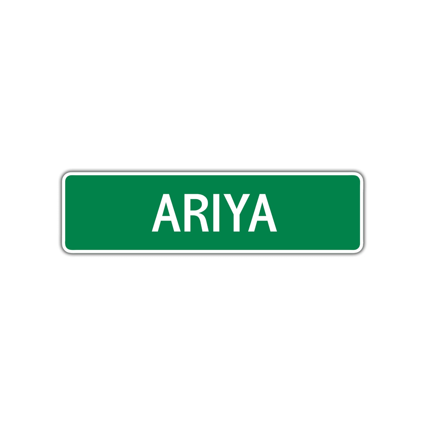 Ariya Street Sign