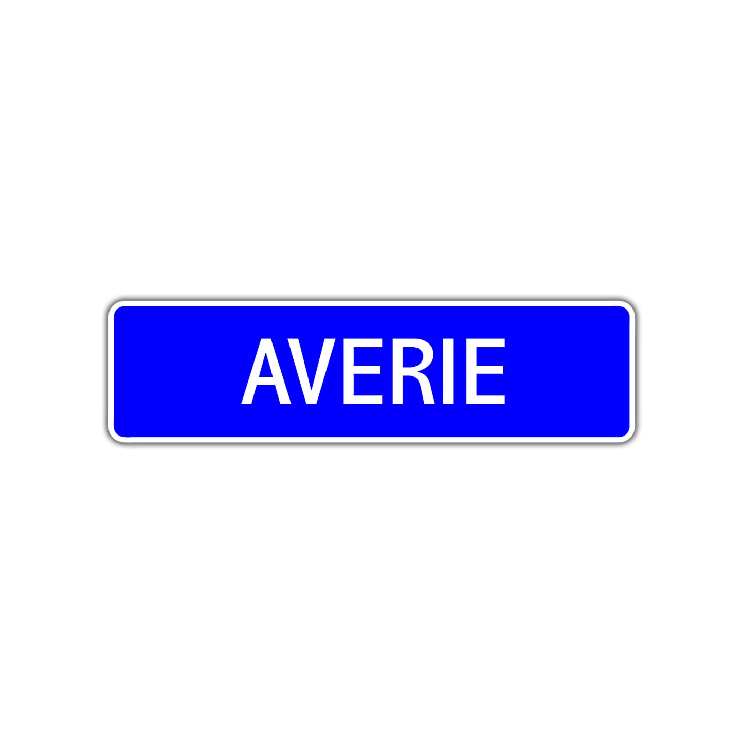 Averie Street Metal Sign Plate