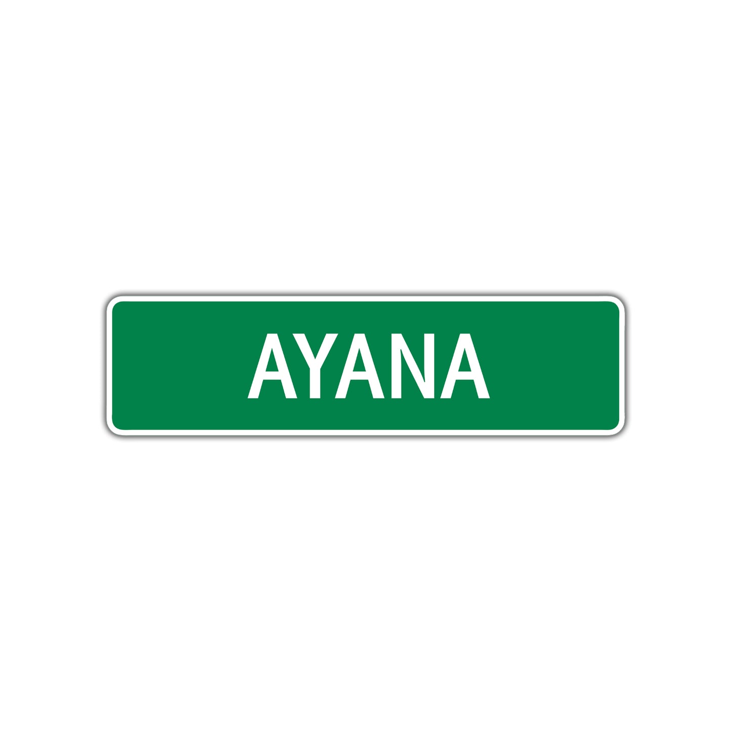 Ayana Street Sign