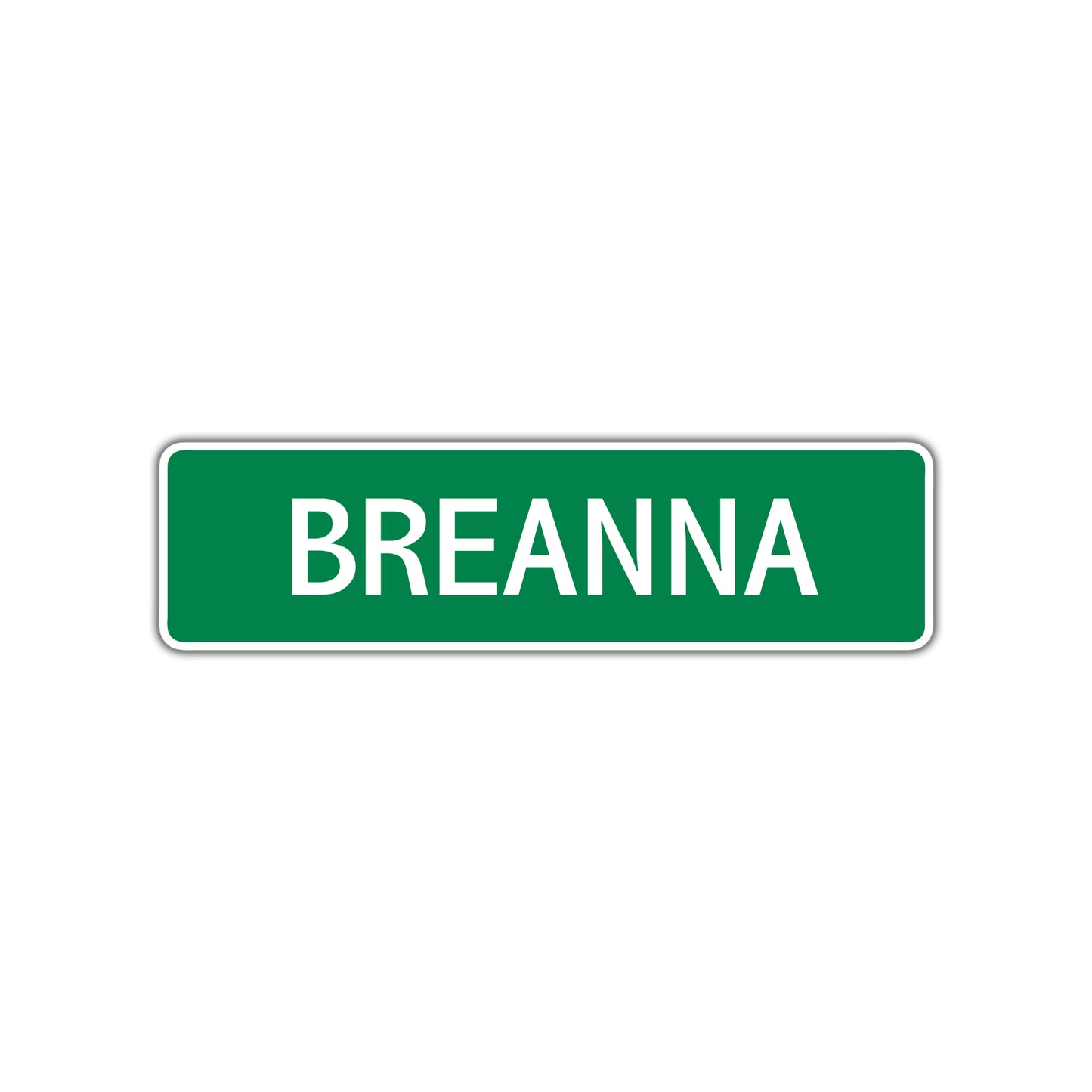 Breanna Street Sign