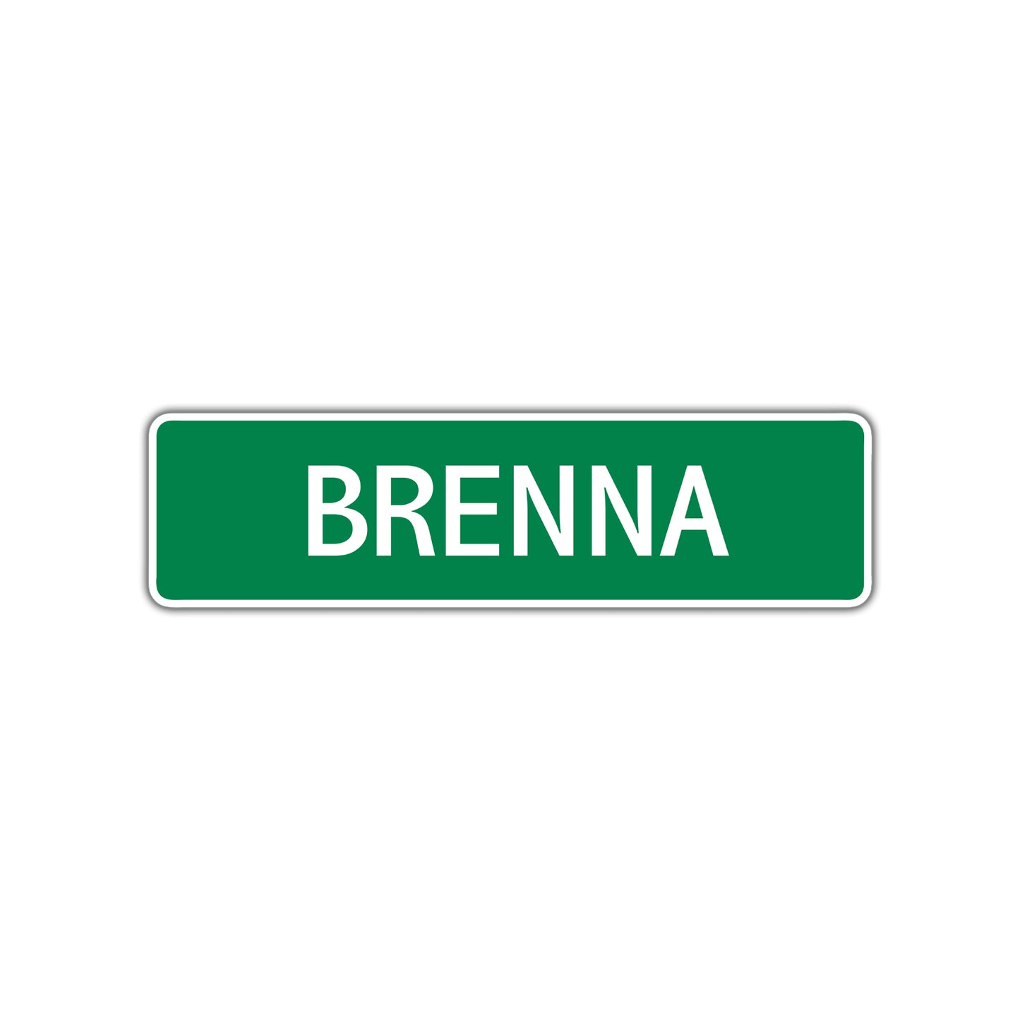 Brenna Street Sign