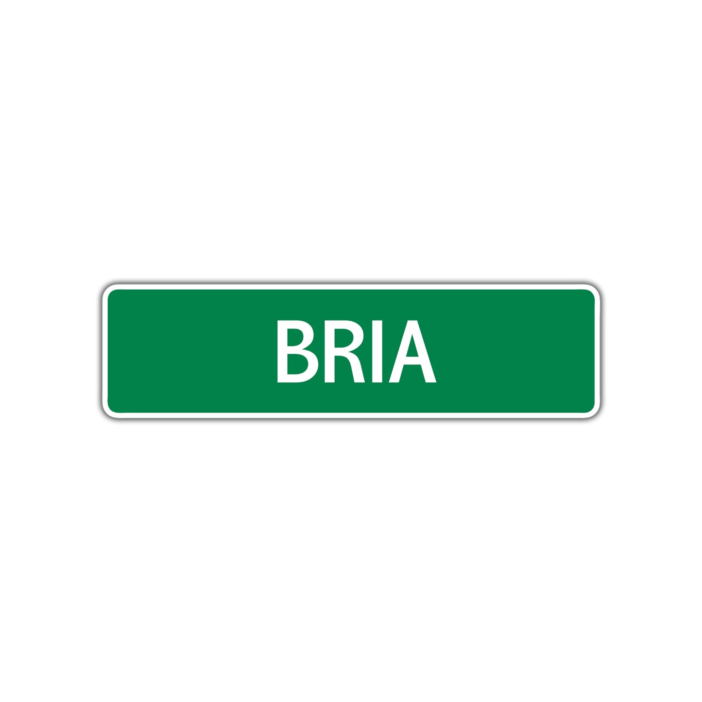 Bria Street Sign