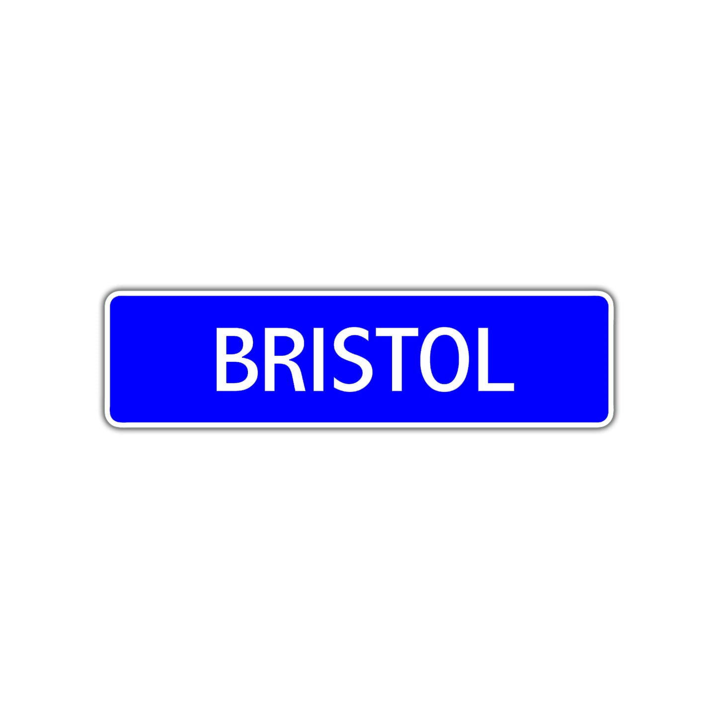 Bristol Street Metal Sign Plate