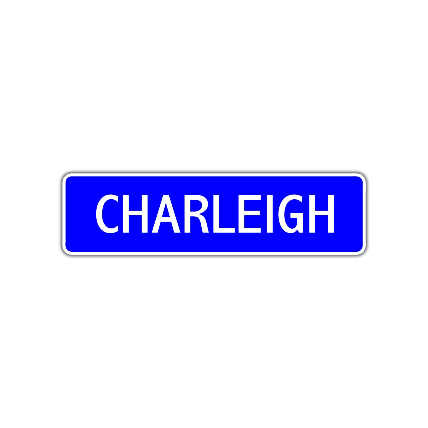 Charleigh Street Metal Sign Plate