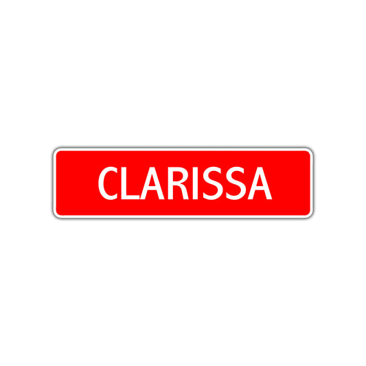 Clarissa Street Sign