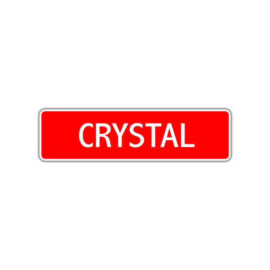 Crystal Street Sign